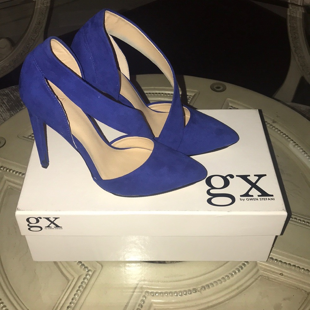 Gx by Gwen Stefani Rino Blue Pump Size 6